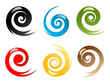 Swirly design elements