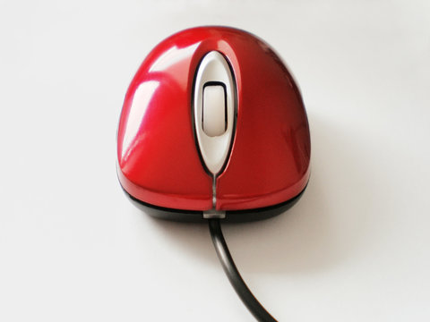 Maus rot Ausschnitt Front