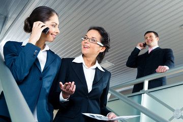 Canvas Print - Business conversation