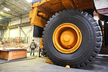 Huge Industrial Truck - Giant Size Wheels And Tires