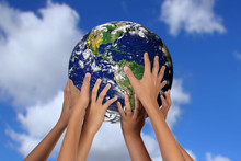 Global Concept Of The Future Of Mother Earth