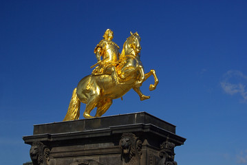 Canvas Print - Dresden Goldener Reiter - Dresden Golden Knight 02