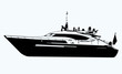 Luxus-Yacht Illustration