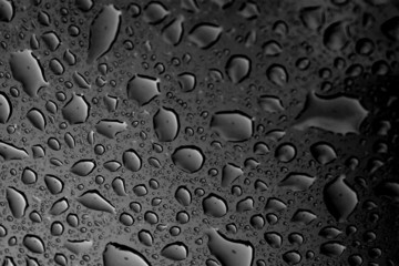 Black Water Droplets