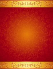 Wall Mural - red background