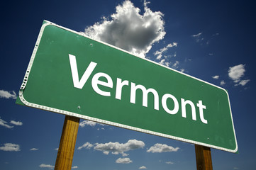 Wall Mural - Vermont Road Sign