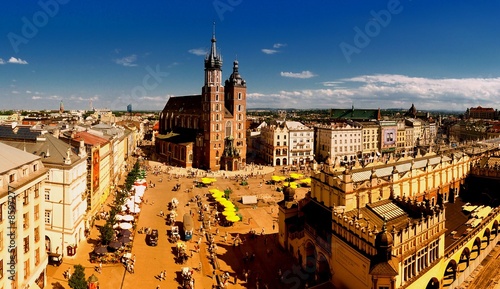 Obraz w ramie Cracow Main Market Square