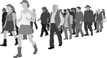 Group Of People Vector Illustration
