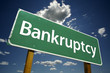 Bankruptcy Road Sign