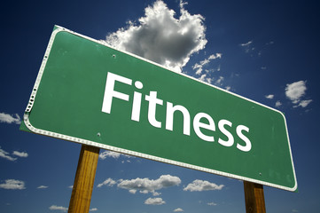 Fitness Road Sign