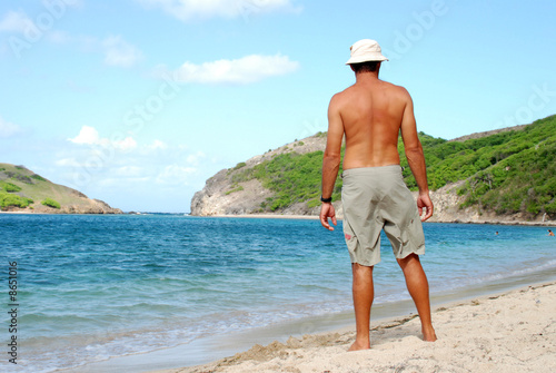 Homme à La Plage 2 Buy This Stock Photo And Explore