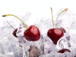 Wall Mural - Ice Cherries