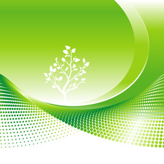 Green Environmental background, vector illustration layers file.