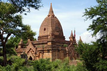 Poster - Brick temple in Old Bagan