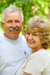 Wall Mural - elderly couple