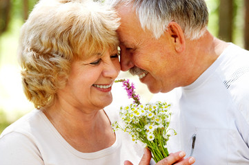 elderly couple