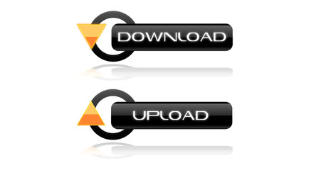 download upload button