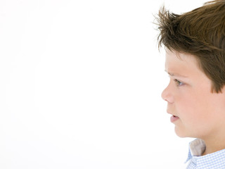 Head shot of young boy