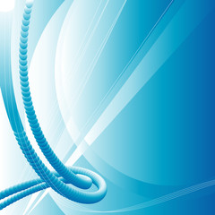 Aufkleber - Abstract blue background, vector illustration layered file.