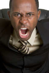 Poster - Angry Businessman