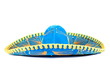 Mexican Mariachi hat on white background .
