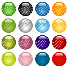 Glassy Icons Set