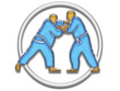 Sport-Piktogramm aqua: Judo