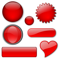 Poster - Miscellaneous Red buttons
