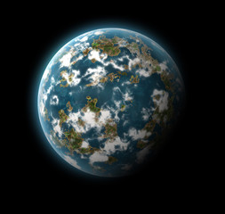 Wall Mural - earth, cosmos, galaxy