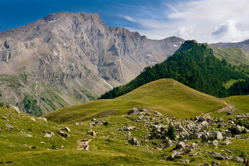 paysage des hautes-alpes (col de vars)