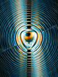 Energy background, fractal magnetic field lines