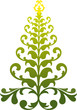 ornamental victorian christmas tree