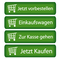 Poster - Bouton E-shopping (allemand)