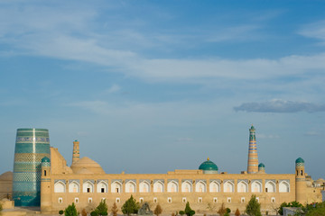 Wall Mural - Panorama of an ancient city of Khiva, Uzbekistan