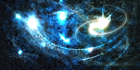Wall Mural - space, galaxy, orbit, star, spiral, astronomy