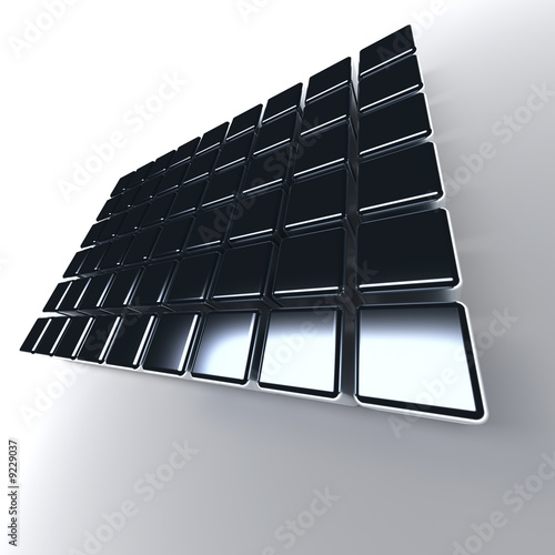 Abstract metallic objects