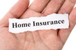 © Feng Yu - Headline of home Insurance with blue background