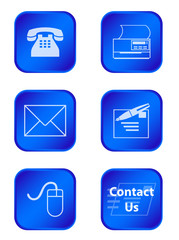 Poster - Contact buttons