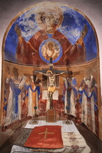 Old Orthodox Paintings In A Greek Church