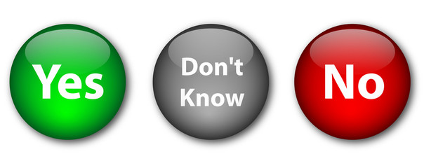 Poster - survey buttons