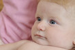 © .shock - cute little baby indoor closeup portrait