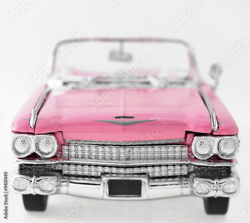 Obraz w ramie pink car