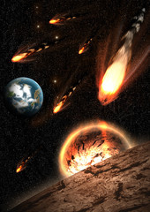 Wall Mural - air attack