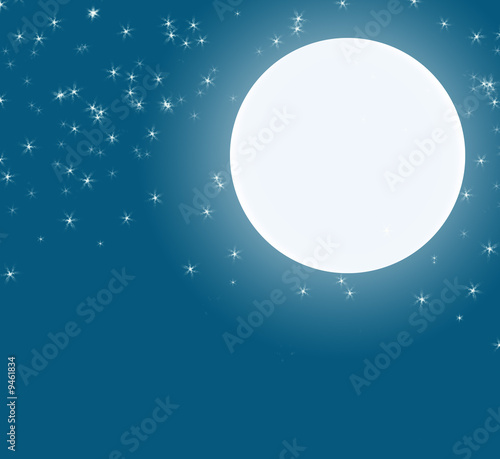 Fond Décran Forêt Nuit étoiles Lune Clair De Lune