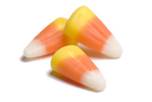 Candy Corn On White Background