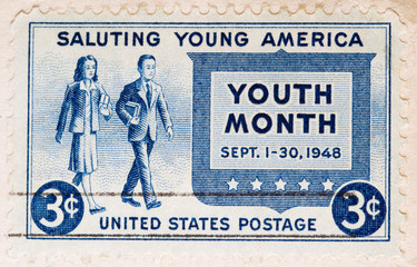 Wall Mural - This is a Vintage 1948  Young America