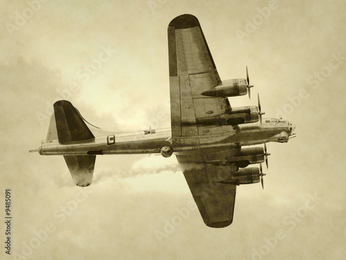 Cuadros en Lienzo World War II era American bomber