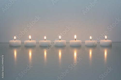 einzelne bedruckte Lamellen - Kerzen (von Bernd S.)