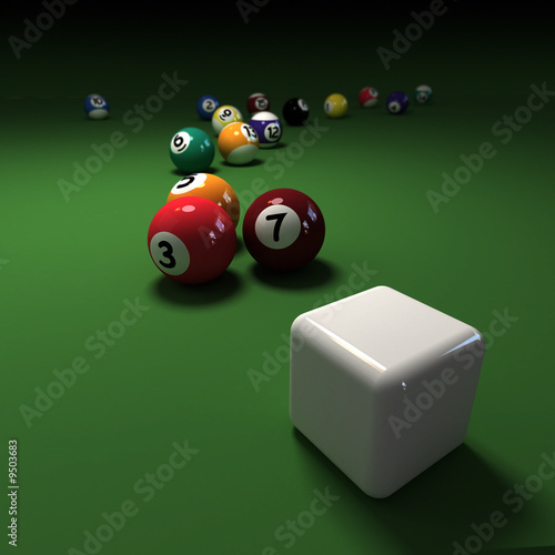 Cubic billiards balls 5