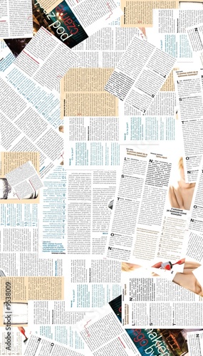 Board z aluminiowym obramowaniem Newsaper